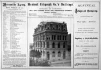 Montreal Telegraph Company building, Wellington Street and Scott Street